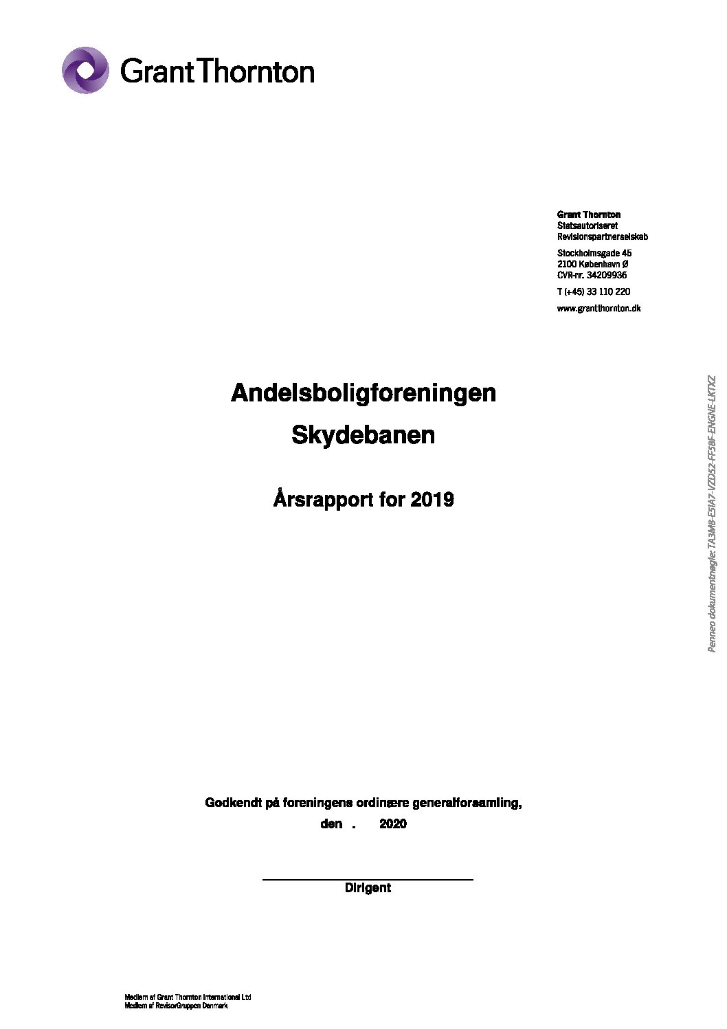 Årsregnskab 2019 og budget 2020, skriftlig nød-generalforsamling den 28. maj 2020